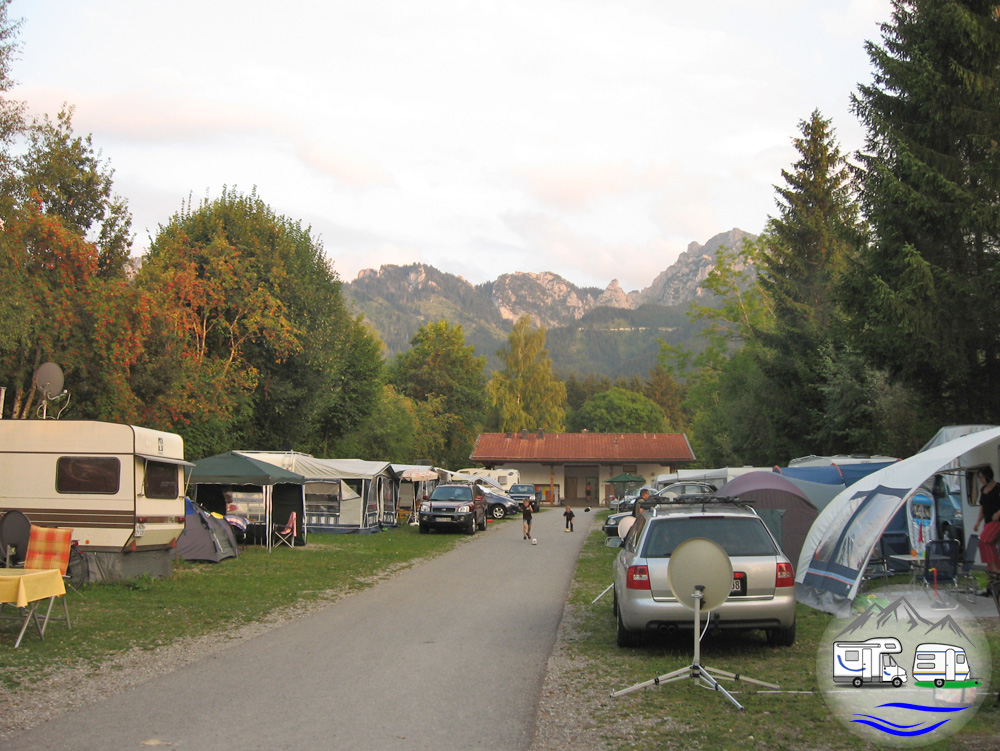 Stellplätze im Sommer 2009
