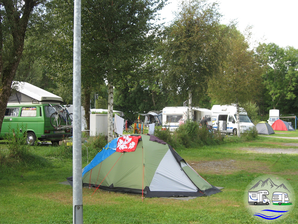 Stellplätze im Sommer 2009
