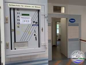 Geldwechselautomat Waschhaus Oase